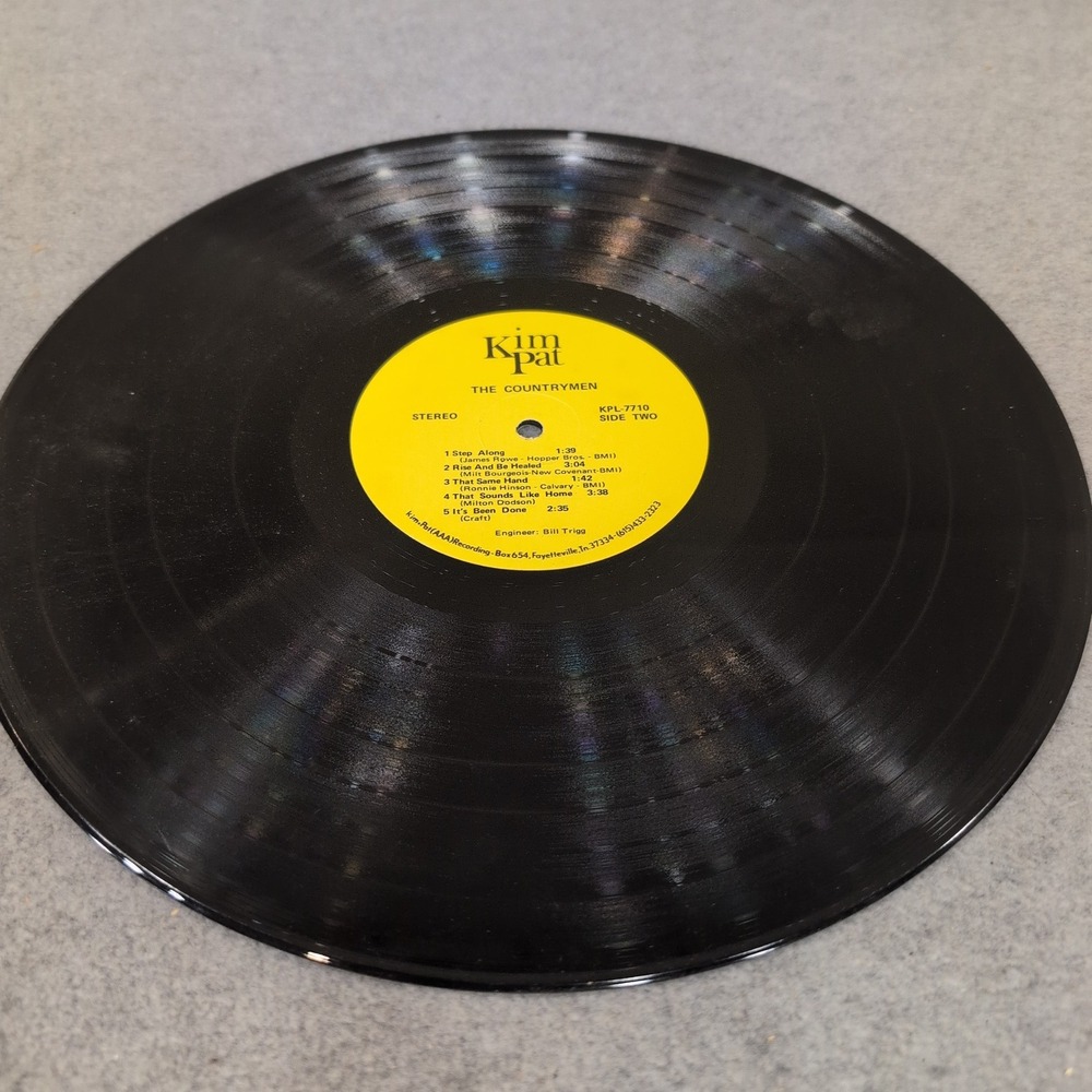 The Countrymen Self Titled Vinyl LP Kim-Pat KPL-7710 Southern‎ Gospel Tennessee - Picture 6 of 6